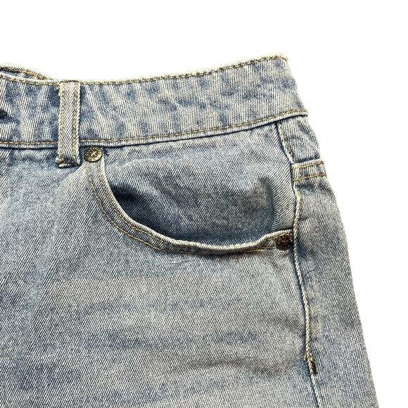 Celebrity Pink Jeans Shorts Size 7 High Rise Hipster Vintage Clash Button Fly - Picture 5 of 8